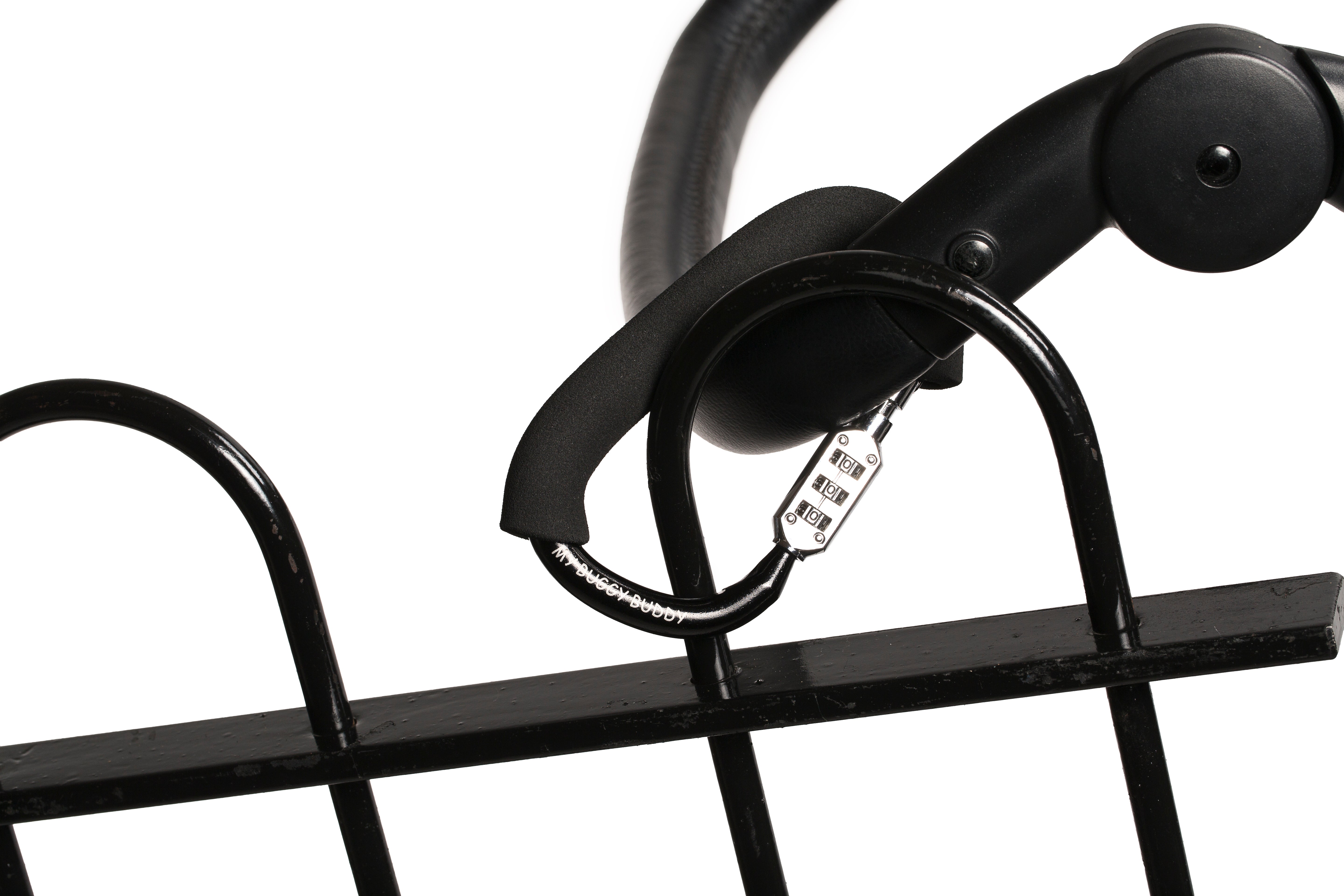 My Buggy Buddy - Universal Wheelchair Clip with Combination Lock