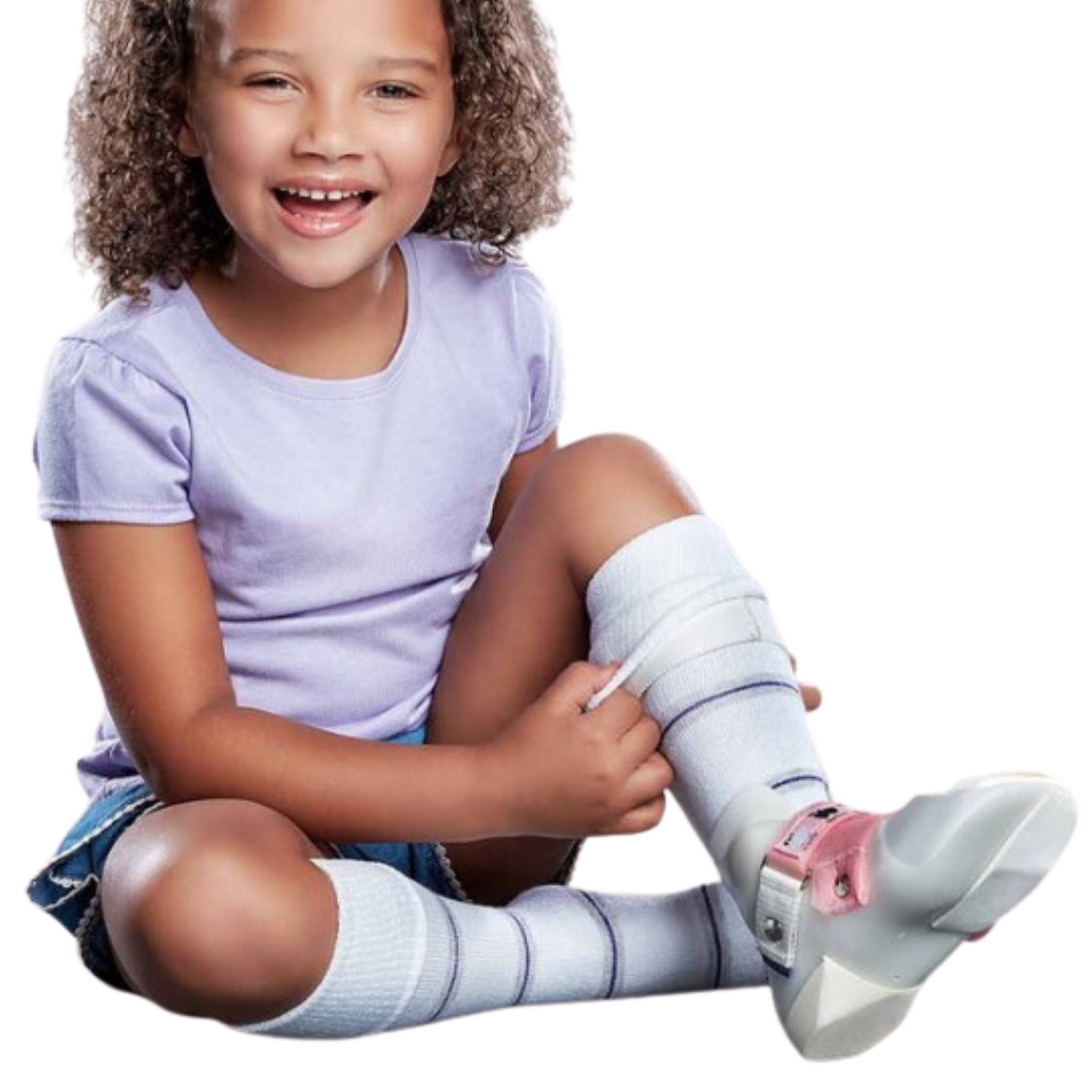 KnitRite (Niños) - Calcetines AFO estampados, paquete de 1, Core Spun