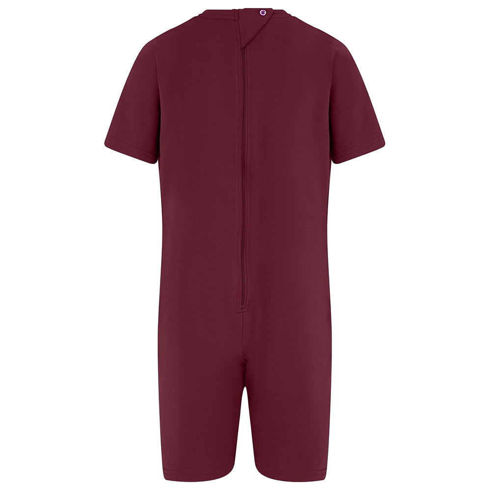 Monos con cremallera trasera secreta KayCey®Z (niños) - Manga corta / Largo hasta la rodilla