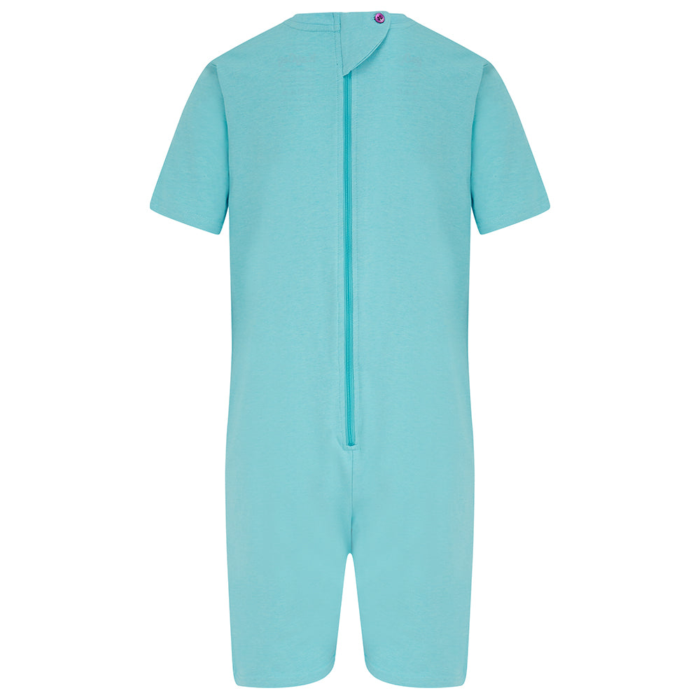 Monos con cremallera trasera secreta KayCey®Z (niños) - Manga corta / Largo hasta la rodilla