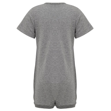 KayCey_Adaptive_clothing_for_older_children_with_special_needs_Short_Sleeve_with_Tube_Access_Grey_Back