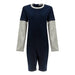 KayCey_long_sleeve_jumpsuit_for_special_needs_kids_and_older_children_zip_back_grey_navy_front