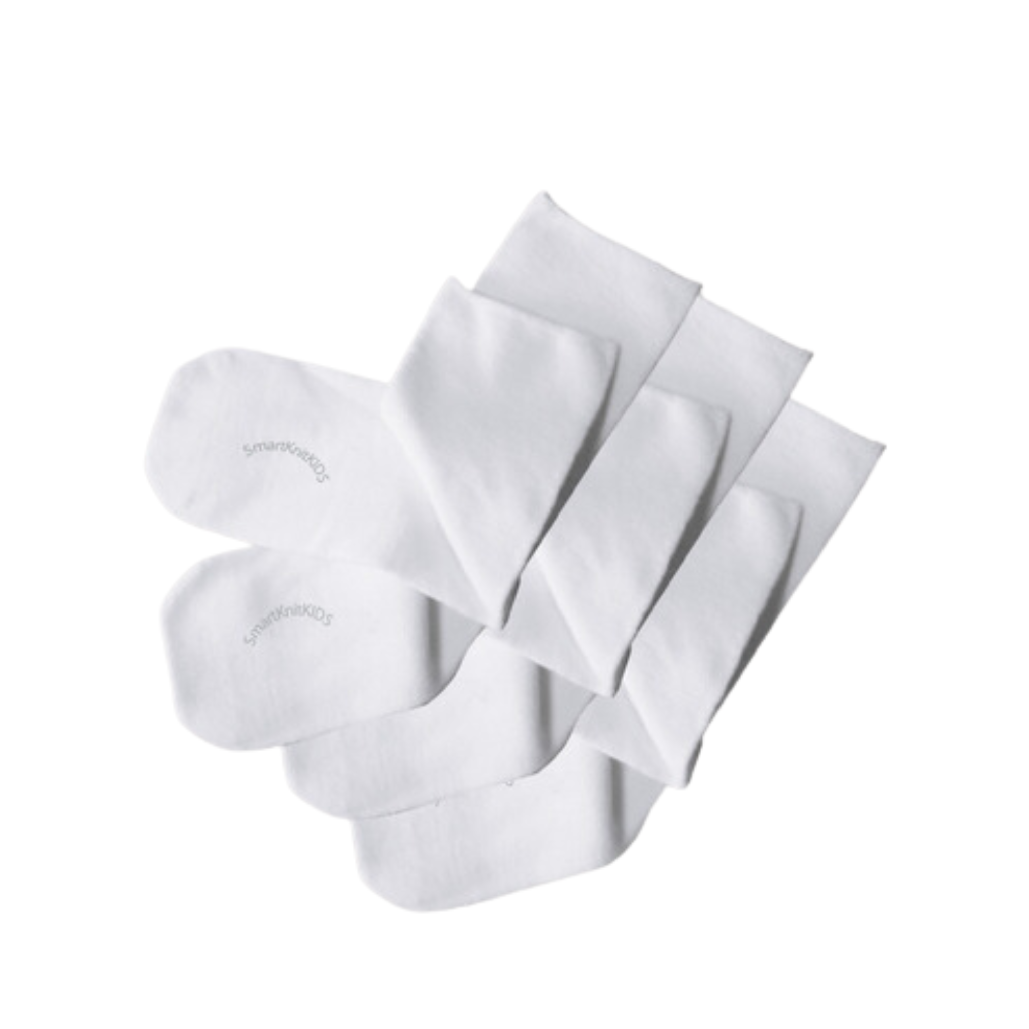 SmartKnitKIDS - Calcetines sin costuras - Máxima comodidad - Blanco - Paquetes económicos